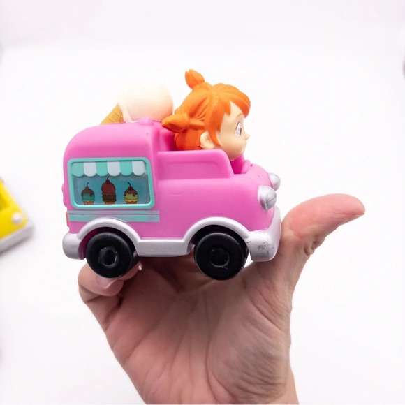 Cocomelon JJ + Yoyo Mini Vechile Lot Of 3 School Bus Ice Cream Truck Recycling - Picture 3 of 16